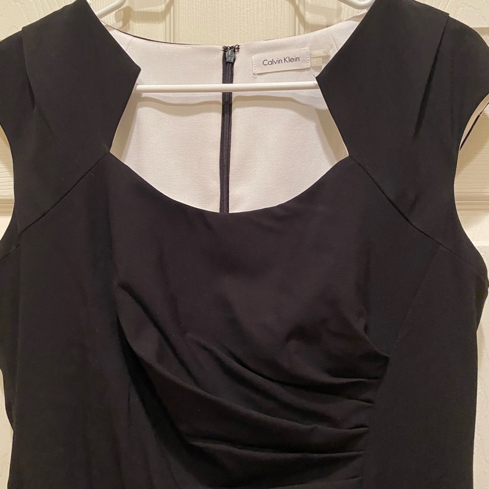 Elegant Black Dress by Calvin Klein - Picture 2 of 3